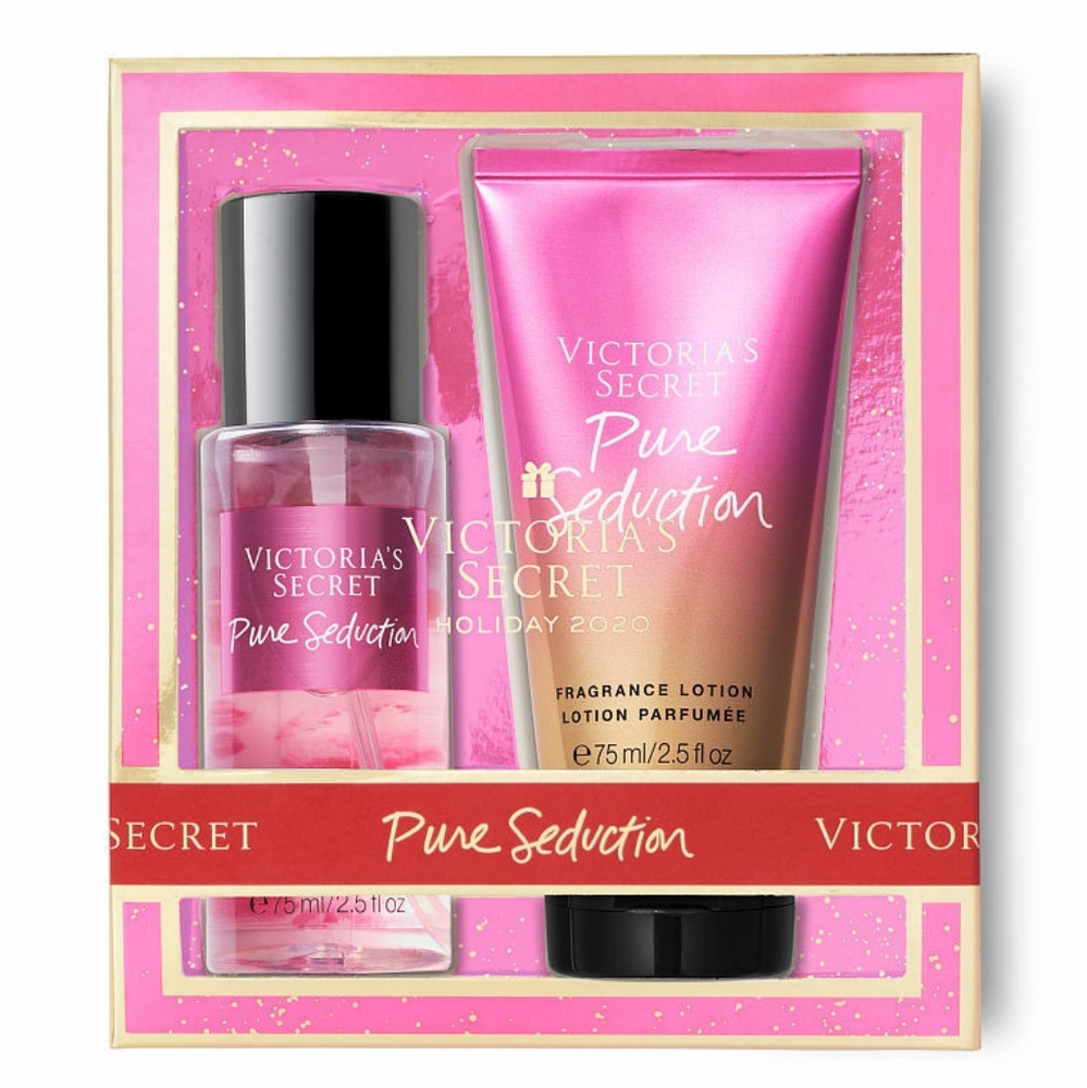 VICTORIA'S SECRET Pure Seduction Mist & Lotion Mini Duo Gift Set Travel Size